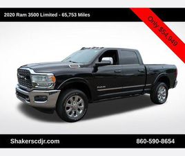 USED 2020 RAM 3500 LIMITED CREW CAB 4X4 6'4' BOX