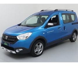 DACIA DOKKER STEPWAY DACIA DOKKER 1.2 TCE 115 BVM5 STEPWAY + CAMÉRA AR ESSENCE MANUELLE 2018 - 35 506 KM