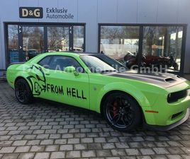 DODGE CHALLENGER DODGE CHALLENGER HELLCAT SUPERCHARGED HEMI GEEN HELL