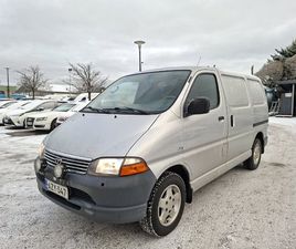TOYOTA HIACE HIACE VAN 2.5TD-KLH12L-SBMRYW/299 - 14 PÄIVÄN PALAUTUSOIKEUS - ** SUOMI AUTO / LOHKOLÄMMITIN / P.TUTKAT / KAHDET RENKAAT / VAKIONOPEUDENSÄÄDIN **