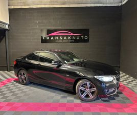 BMW SERIE 2 218 BMW SERIE 2 COUPE F22 218D 150 CV SPORT A + SELECT DRIVE + RADARS + RÉGULATEUR/LIMITEUR