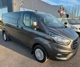 ② FORD TRANSIT CUSTOM 2.0 TD L2 LANG 6 PLAATSEN LICHTE VRACHT — CAMIONNETTES & UTILITAIRES — 2EMEMAIN