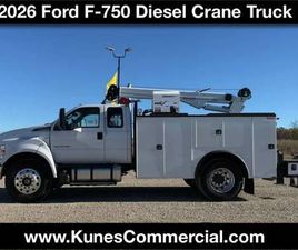 FORD F 750 2026 FORD F-750 DIESEL SERVICE/UTILITY/MECHANIC WORK TRUCK W/ CRANE