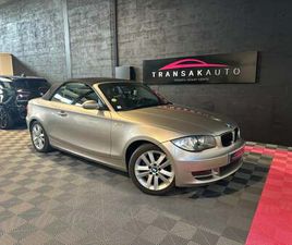 BMW SERIE 1 CABRIO 118 BMW SERIE 1 CABRIOLET E88 118I 143 CH EXCELLIS- SUIVI COMPLET BMW- ÉTAT IRRÉPROCHABLE