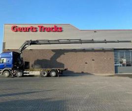 SCANIA R580 V8 8X2 + HIAB XS 544 E-8 HIPRO KRAAN/KRAN/CRANE/ — VRACHTWAGENS — MARKTPLAATS
