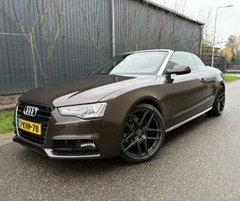 AUDI A5 CABRIOLET 1.8 TFSI PRO LINE S / S-LINE / LEER / NAVI / MEMORY / 101DKM! NAP!
