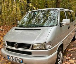 VOLKSWAGEN TRANSPORTER T4 LONG VEND VW T4 CARAVELLE TDI 8 PLACES. MODÈLE RALLONGÉ
