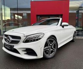 ② MERCEDES C180-CABRIO AMG/BENZINE/NAVI/CAMERA/APPLECARPLAY — MERCEDES-BENZ — 2EMEMAIN