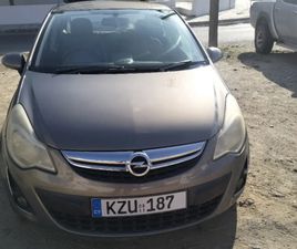 OPEL, VAUXHALL CORSA 1,4L 2011