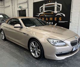 BMW SERIE 6 CABRIO 640 2011 BMW 6 SERIES 3.0 640I SE (320BHP) CONVERTIBLE AUTO