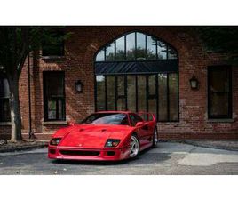1989 FERRARI F40 ROUGE MANUEL, 5 VITESSES CONDUITE À GAUC...