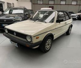 VOLKSWAGEN GOLF CABRIO GLI GOLF CABRIOLET 1.8 CABRIO GLI QUARTETT ASI