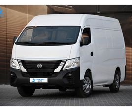 NISSAN NV350 NISSAN URVAN 3-SEATER AUTOMATIC (4-DOOR) NV350 HIGHROOF DELIVERY VAN GCC WHITE AUTOMATIC