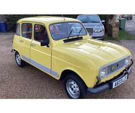1984 RENAULT 4L JAUNE MANUEL, 4 VITESSES CONDUITE À DROIT...