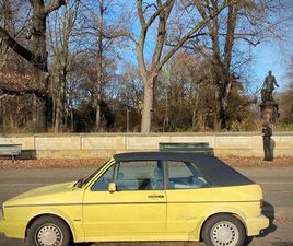 VW GOLF CABRIOLET SONNENGELBE RARITÄT BJ 91/OLDTIMER/ TÜV NEU