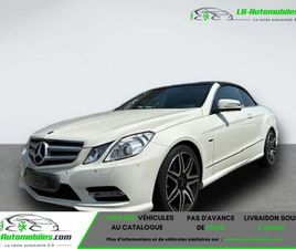 MERCEDES CLASSE E CABRIOLET E 350 MERCEDES CLASSE E CABRIOLET 350 BVA
