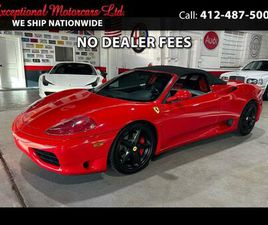 USED 2004 FERRARI 360 MODENA SPIDER