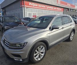 VOLKSWAGEN TIGUAN VW TIGUAN 2,0 TDI..HIGHLINE..LED..96TKM.., 2016 GOD.