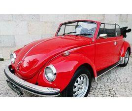 1972 VOLKSWAGEN COCCINELLE CABRIOLET ROUGE MANUEL, 4 VITE...