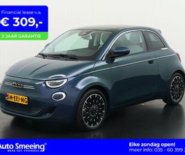 FIAT 500 3+1 FIAT 500 3+1 LA PRIMA 42 KWH | SOH 100% | PANORAMADAK | ZONDAG OPEN!