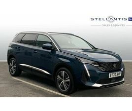 PEUGEOT 5008 SUV 1.2 PURETECH ALLURE PREMIUM SUV 5DR PETROL MANUAL EURO 6 (START/STOP) (130 PS)