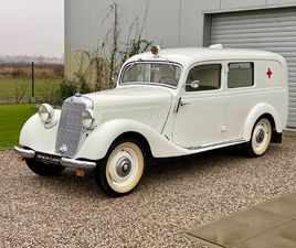 MERCEDES TYPE 170 V MERCEDES 170V SANITARKA 1950 - 165000 PLN - RASZYN - GIELDA KLASYKÓW