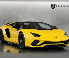 LAMBORGHINI AVENTADOR ROADSTER S 2018 - S ROADSTER AUTOMATIC 2-DOOR