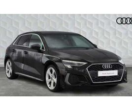 AUDI A3 2022 AUDI A3 S LINE 35 TFSI 150 PS 6-SPEED MANUAL HATCHBACK PETROL MANUAL