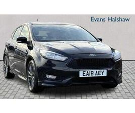 FORD FOCUS 2018 FORD FOCUS 1.0 ECOBOOST 140 ST-LINE NAVIGATION 5DR HATCHBACK PETROL MANUAL