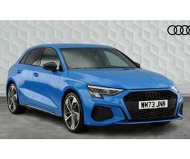 AUDI A3 2023 AUDI A3 BLACK EDITION 35 TFSI 150 PS S TRONIC AUTOMATIC HATCHBACK PETROL AUTOMATIC