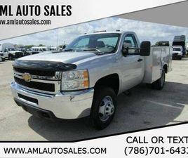 CHEVROLET SILVERADO 3500HD REGULAR CAB 2012 CHEVROLET CHEVY SILVERADO 3500HD WORK TRUCK*4X4*UTILITY SERVICE TRUCK*SERVI