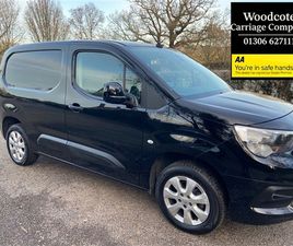 VAUXHALL COMBO 1.5 TURBO D 2000 GRIFFIN PANEL VAN DIESEL MANUAL L1 H1 EURO 6 (100 PS) IN BLACK