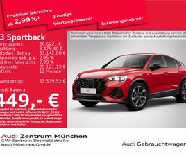 AUDI Q3 SPORTBACK 35 TFSI AUDI Q3 SPORTBACK 35 TFSI S TRONIC 2X S LINE AHK/VIRT