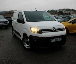 CITROEN BERLINGO SOCIETE CITROEN BERLINGO 4 FEEL DIESEL 1L5 BLUEHDI GPS USB ABS RÉGULATEUR BLUETOOTH RADARS CLIMAT