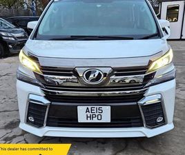 TOYOTA VELLFIRE 2015 TOYOTA VELFIRE 3.5L PETROL-GOLDEN EYES-30 SERIES-ULEZ/CAZ PASS-FREE