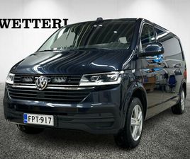 VOLKSWAGEN TRANSPORTER VOLKSWAGEN TRANSPORTER UMPIPAKETTIAUTO PITKÄ 2,0 TDI 146 KW 4MOTION DSG 204M - ALV VÄHENNYSKELPOINEN/POLTTOAINEKÄYTTÖINEN LISÄLÄMMITIN KAUKOSÄÄDÖLLÄ/PERUUTUSKAM