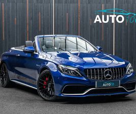 MERCEDES-BENZ C CLASS 4.0 C63 V8 BITURBO AMG S (PREMIUM) CABRIOLET SPDS MCT EURO 6 (S/S) 2DR 20'' FORGED CONVERTIBLE 2018, 37000 MILES, £35980 - 32997797 - EXCH