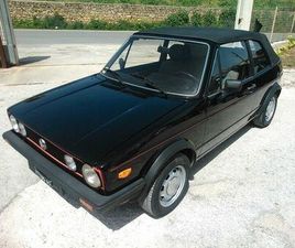 VOLKSWAGEN GOLF CABRIO GLI VOLKSWAGEN GOLF CABRIOLET 1600 GLI