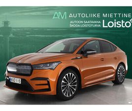 SKODA ENYAQ COUPE RS COUPE 80X 299HV 4X4 RS | AVILOO-TESTIN TULOS 93,5% I SUOMI-AUTO | MAX-VARUSTEPAKETTI | VETOKOUKKU |