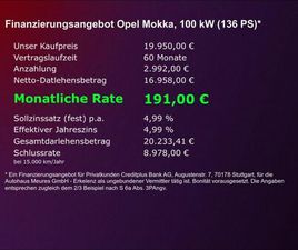 OPEL MOKKA OPEL MOKKA EDITION KOMFORT PAKET BICOLOR 17'' ALUFELG