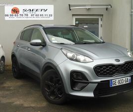 KIA SPORTAGE KIA SPORTAGE 1.6 CRDI 136 MHEV BLACK EDITION BUSINESS BOITE 6 VIT. JANVIER 2022 160000 KM 13900 HT / 15900 TTC