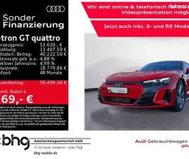 AUDI E-TRON GT QUATTRO PANODACH AIRSUSPENSION REMOTEASSIST ADAPTACC LEDER B+OSOUND