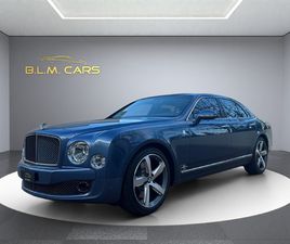 BENTLEY MULSANNE SPEED MULSANNE SPEED