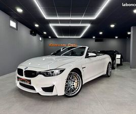 BMW SERIE 4 CABRIOLET M4 BMW M4 CABRIOLET F83 LCI PACK COMPETITION 3.0 450 DKG FINITION INDIVIDUAL COULEUR BLANC MINERAL METAL & INTERIEUR COHIBA BROWN * FREINS CARBONE CERAMIQUE * JANT
