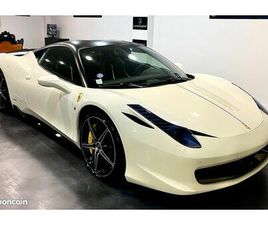 FERRARI 458 ITALIA FERRARI 458 ITALIA 4.5 V8 570 CH - ORIGINE FRANCE - SIÈGES RACING CARBONE - VOLANT LED CARBONE - PANNEAUX PORTE INTÉRIEUR CARBONE - CARBONE COMPLET INTÉRIEUR ET