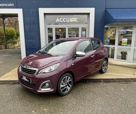 PEUGEOT 108 PEUGEOT 108 1.2 82 CV BVM 5 ALLURE + CAMERA DE RECUL