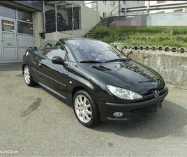 PEUGEOT 206 CC PEUGEOT 206 CC 95 000 KM– 1.6 16V 110 CH – ÉDITION ROLAND-GARROS
