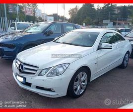 CLASSE E 350 AUTOMATICA 231CV FINANZIABILE+PERMUTE