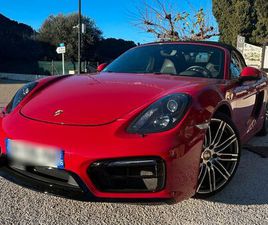 PORSCHE BOXSTER GTS PORSCHE BOXSTER GTS 981 PDK ROUGE CARMIN