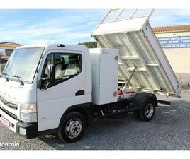 MITSUBISHI FUSO MITSUBISHI FUSO CANTER 3C15 BENNE JPM+ COFFRE , CLIMATISÉ, 1ERE MAIN DU 04/2020, TVA RÉCUPÉRABLE